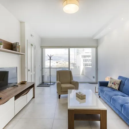 Lägenhet Penthouse With Large Terrace In Gzira
